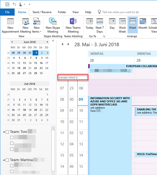 Outlook Calendar Time Zones