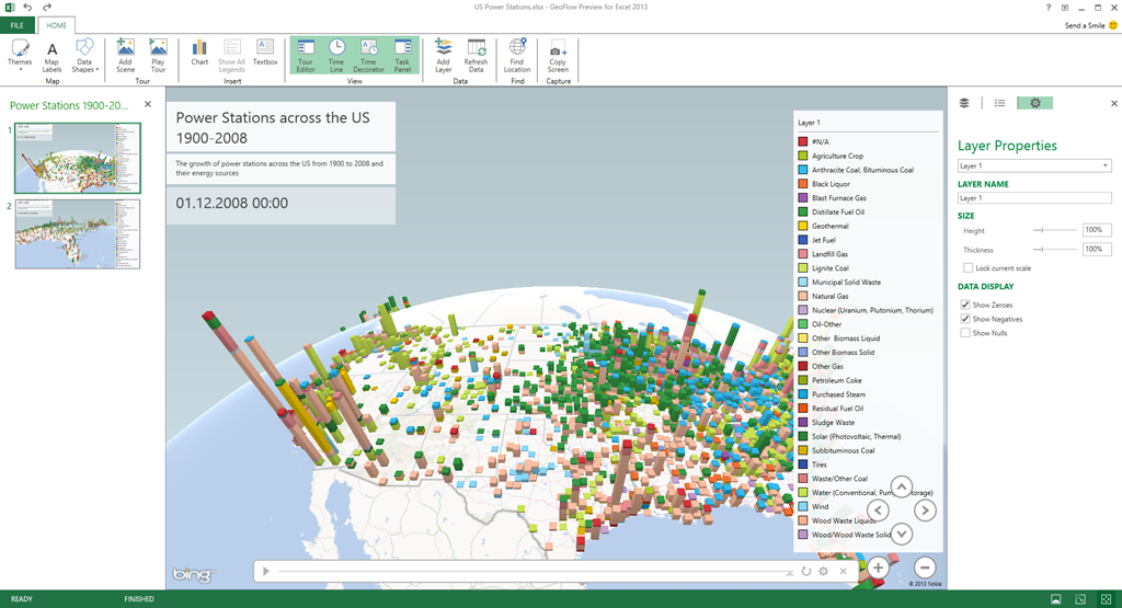 microsoft power map for excel 2016 download