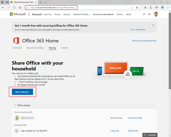 Microsoft Office 365 Home for 6 Users, 12 Month/1 Year