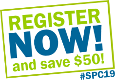 Register for SPC19 with discount code GROM