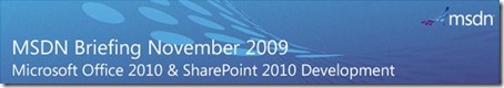 msdnbriefingnov2009