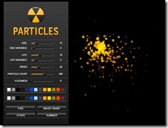 Silverlight-Particle-Generator