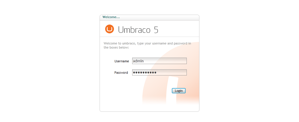 umbraco5-login