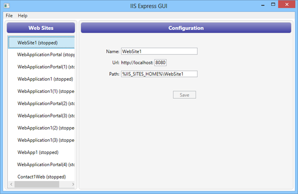 iis-express-gui