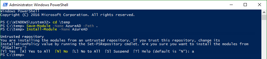 Azure Active Directory PowerShell Module V2 is available