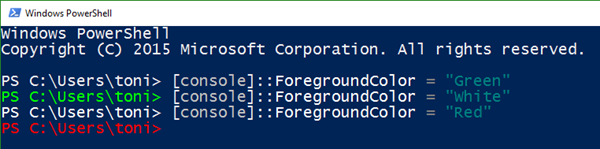 Color your life in PowerShell