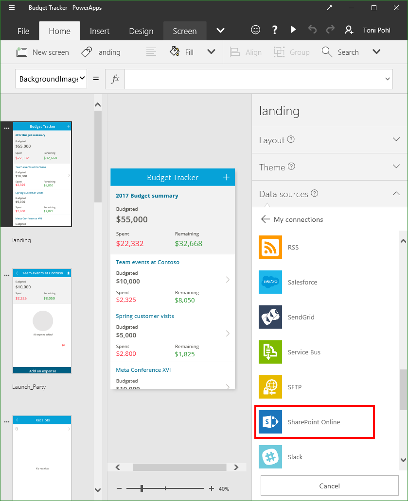Neues in PowerApps