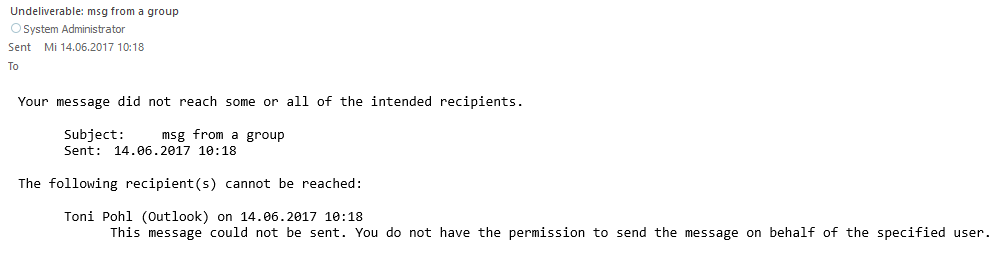 Adding Send as permissions to an Office 365 Group with PowerShell