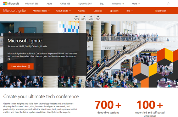 Impressions of Microsoft Ignite 2018