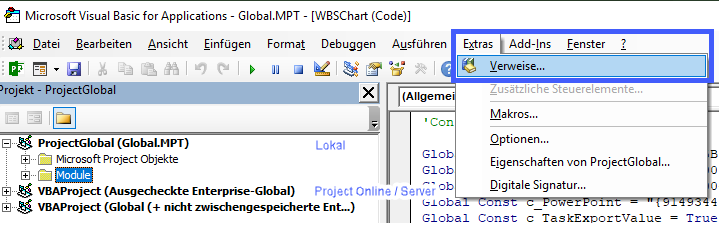 Project Export PSP in Office  Export WBS to Office