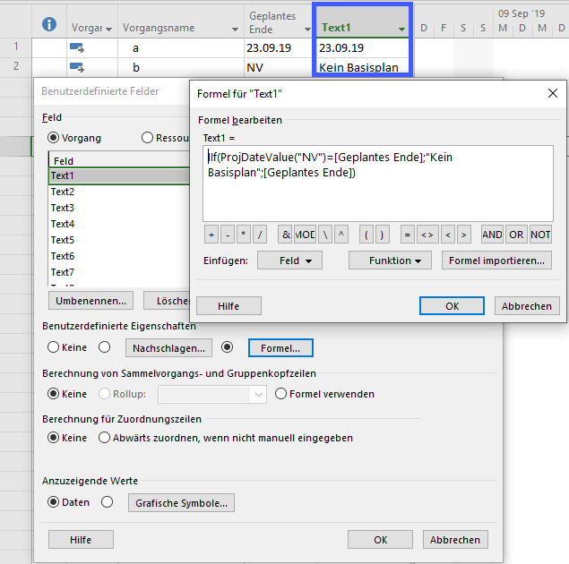 Project Formeln mit Datumsfeldern in mehrsprachiger Umgebung  Formulas with Date Fields in Multilanguage Environment