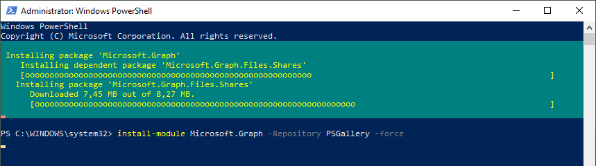 Check out Microsoft Graph PowerShell