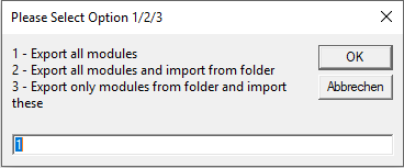 Project VBA Module exportieren und importieren  Export and Import VBA Modules