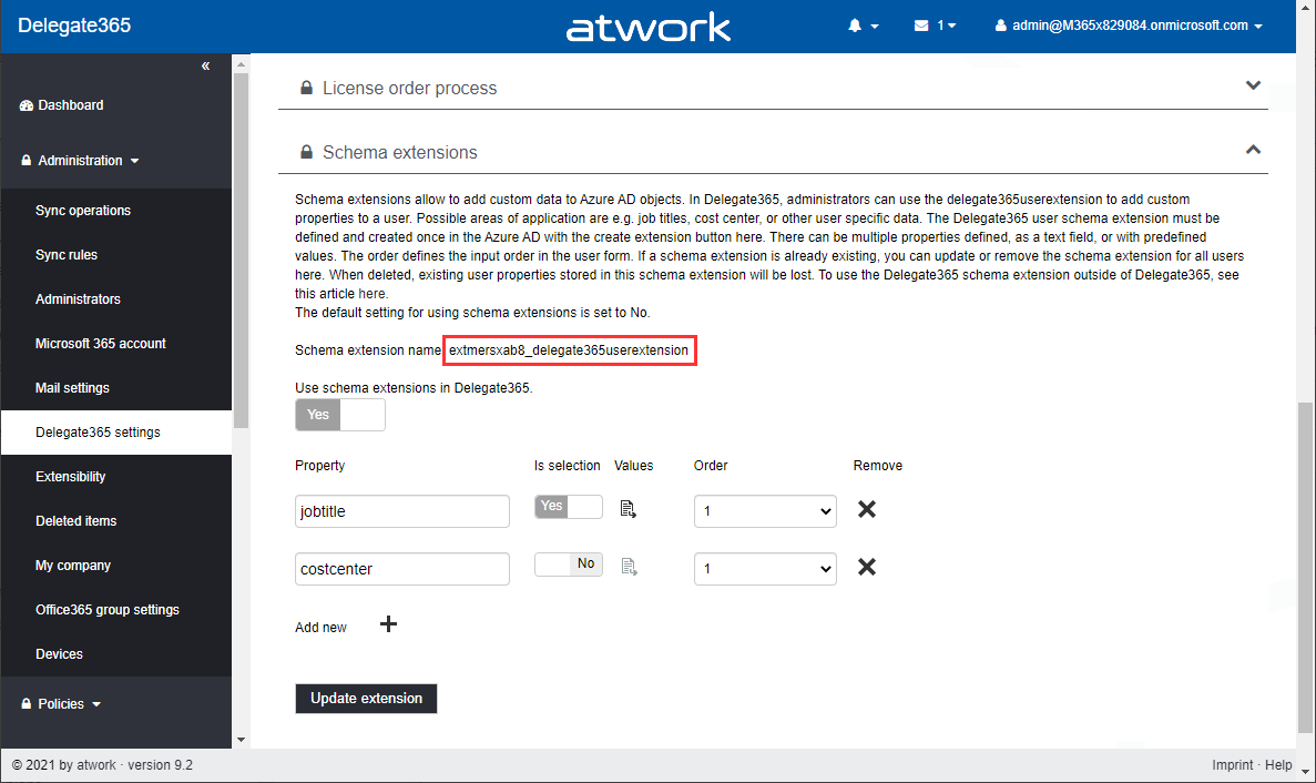 Working with Azure AD schema extensions in Graph PowerShell