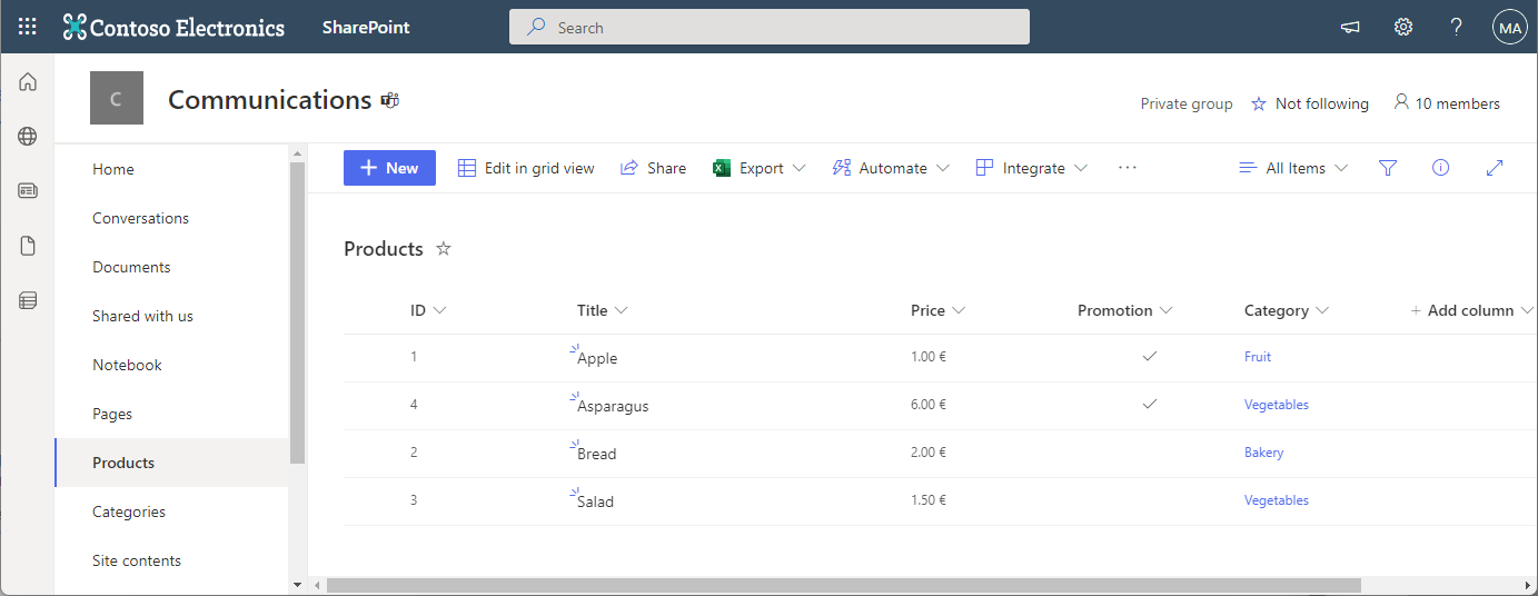 Copy a SharePoint list with PnP PowerShell