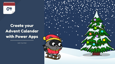 Create an Adventcalendar for festive techcalendar 2022 with Power Apps