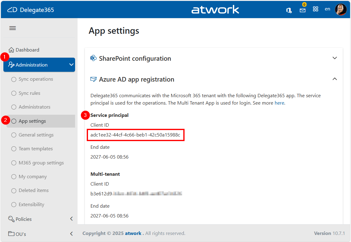 Troubleshoot Delegate365 Insufficient privileges to complete the operation