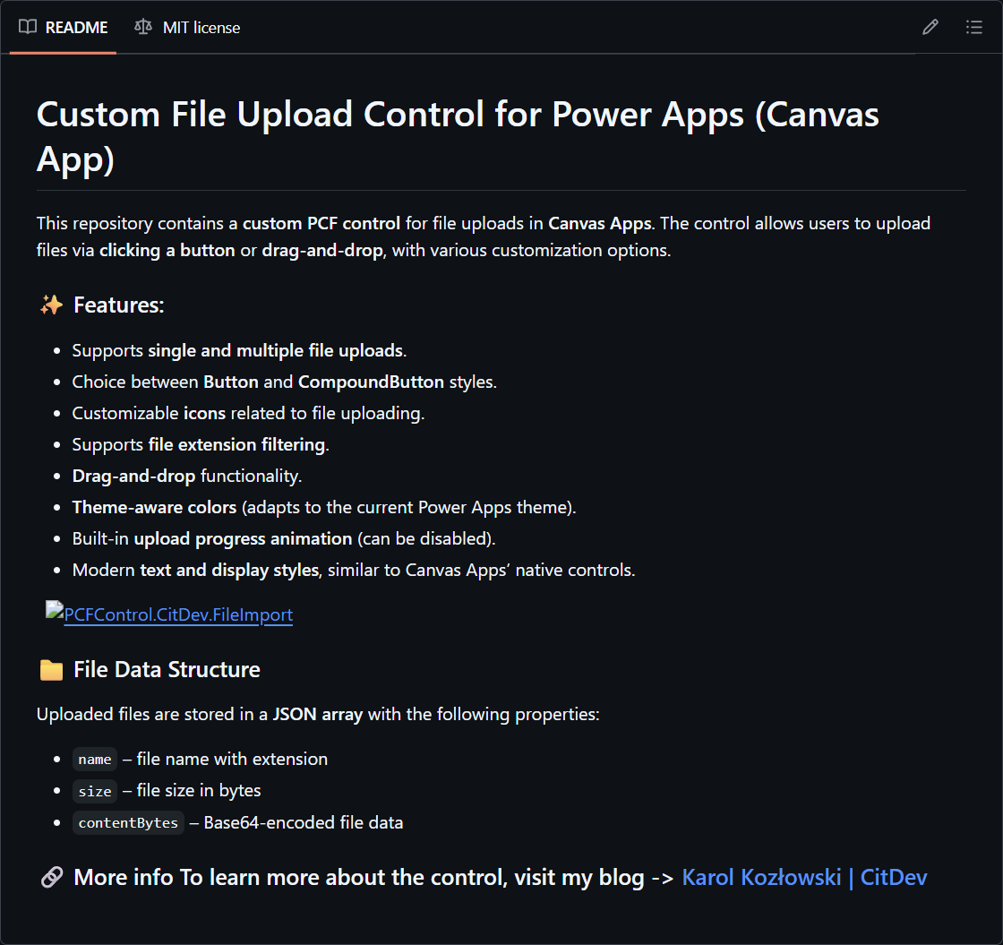 PCFControl-CitDev-FileImport
